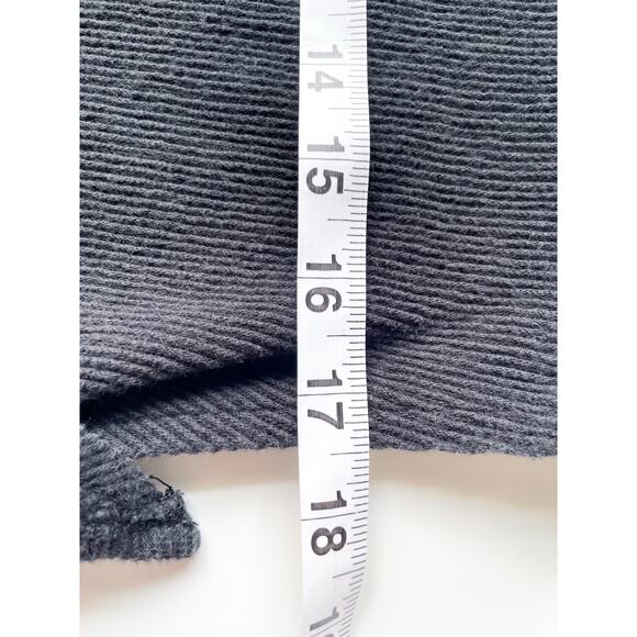 Madewell Black Textured Tie Front Button Down Tank Top Size Small - Picture 4 of 6